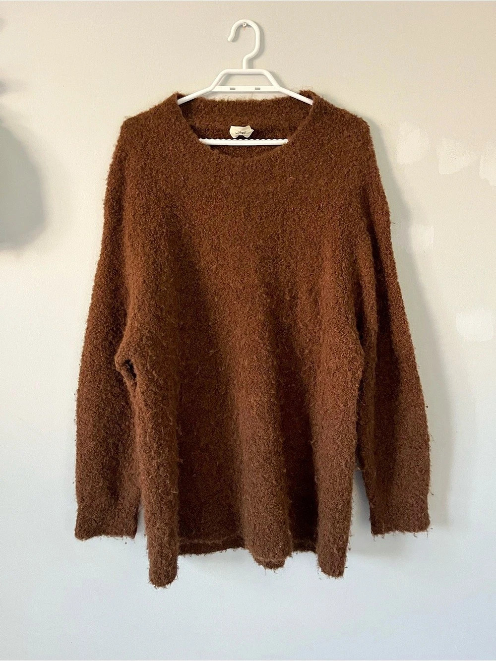 Wilfred Brown slouchy oversized long comfy fall alpaca wool blend sweater Size 2